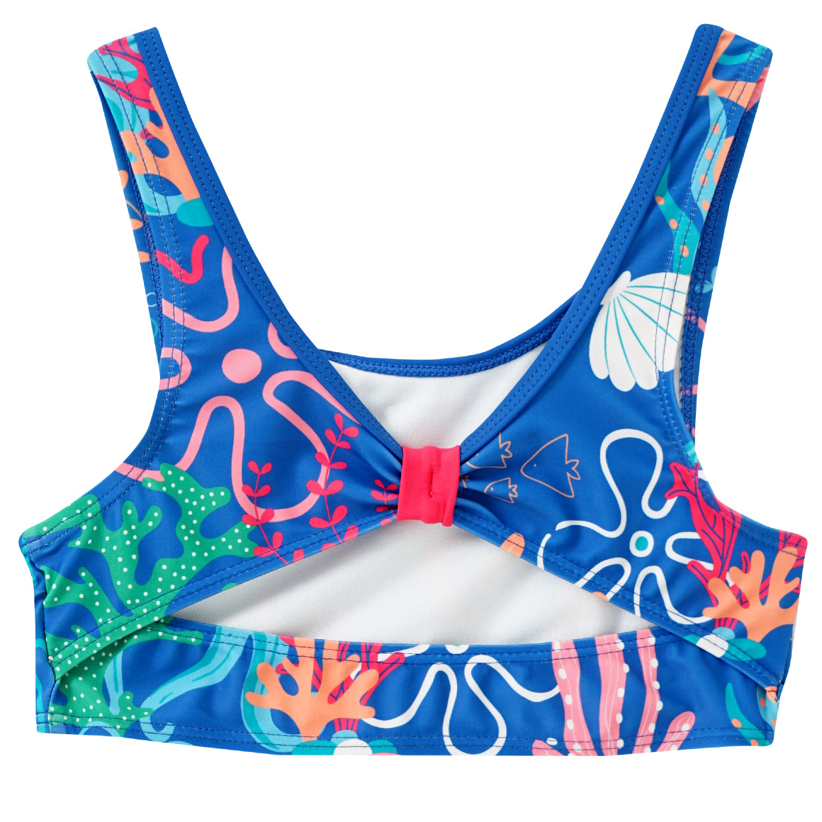 Famy Mädchen Bikini mit Meerestiere-Motiv blau / bunt