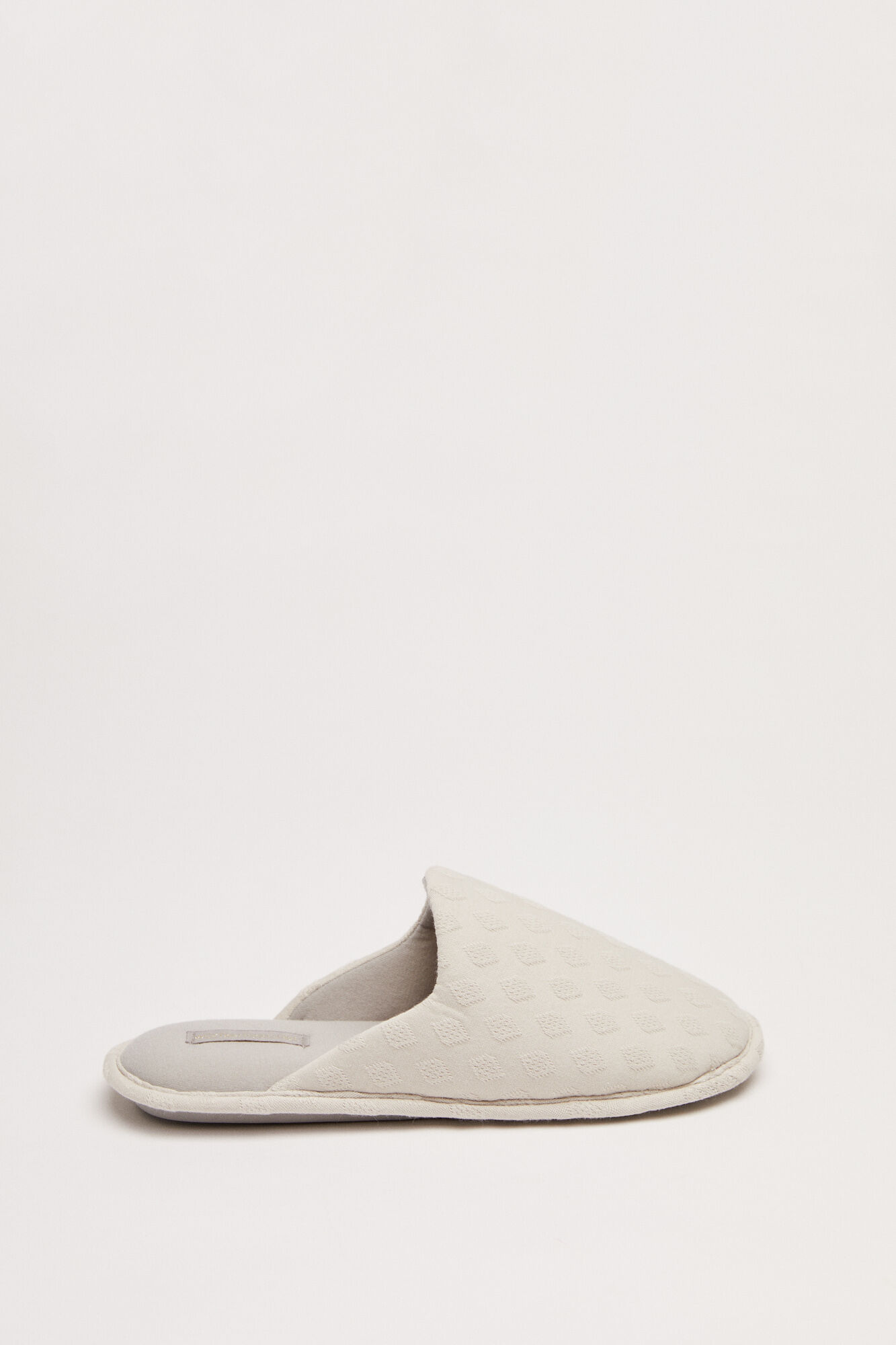 Zapatillas casa gris textura - gris