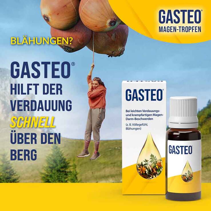 GASTEO Tropfen bei Magen-Darm-Beschwerden, 50 ml