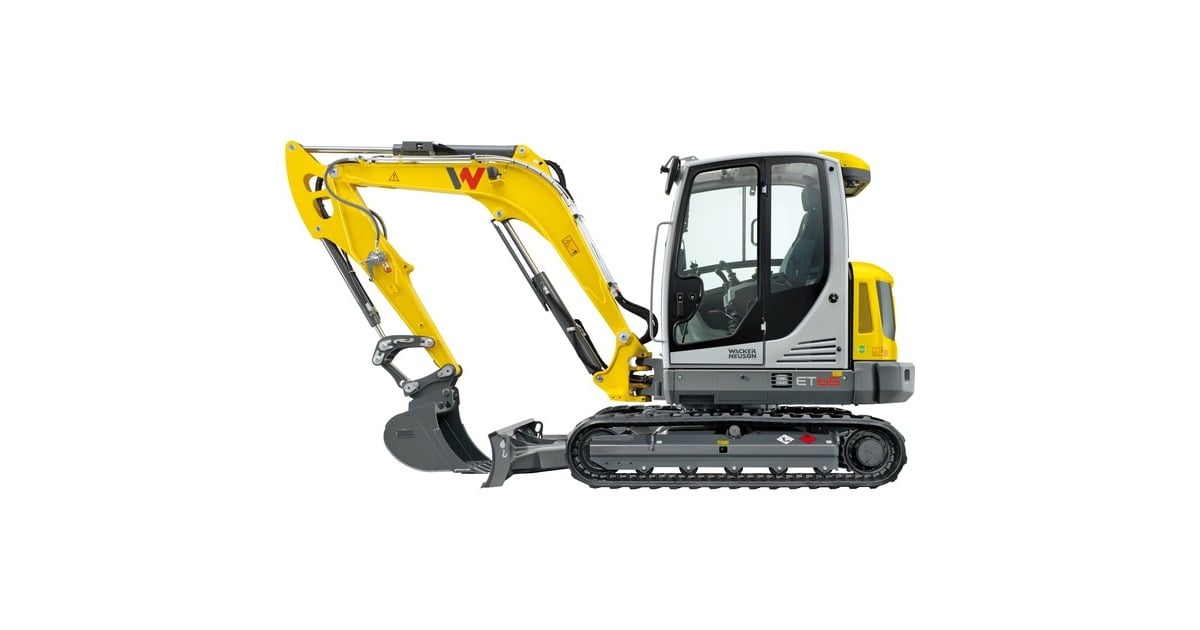 SIKUSUPER Wacker Neuson ET65 rupsgraafmachine  Modelvoertuig