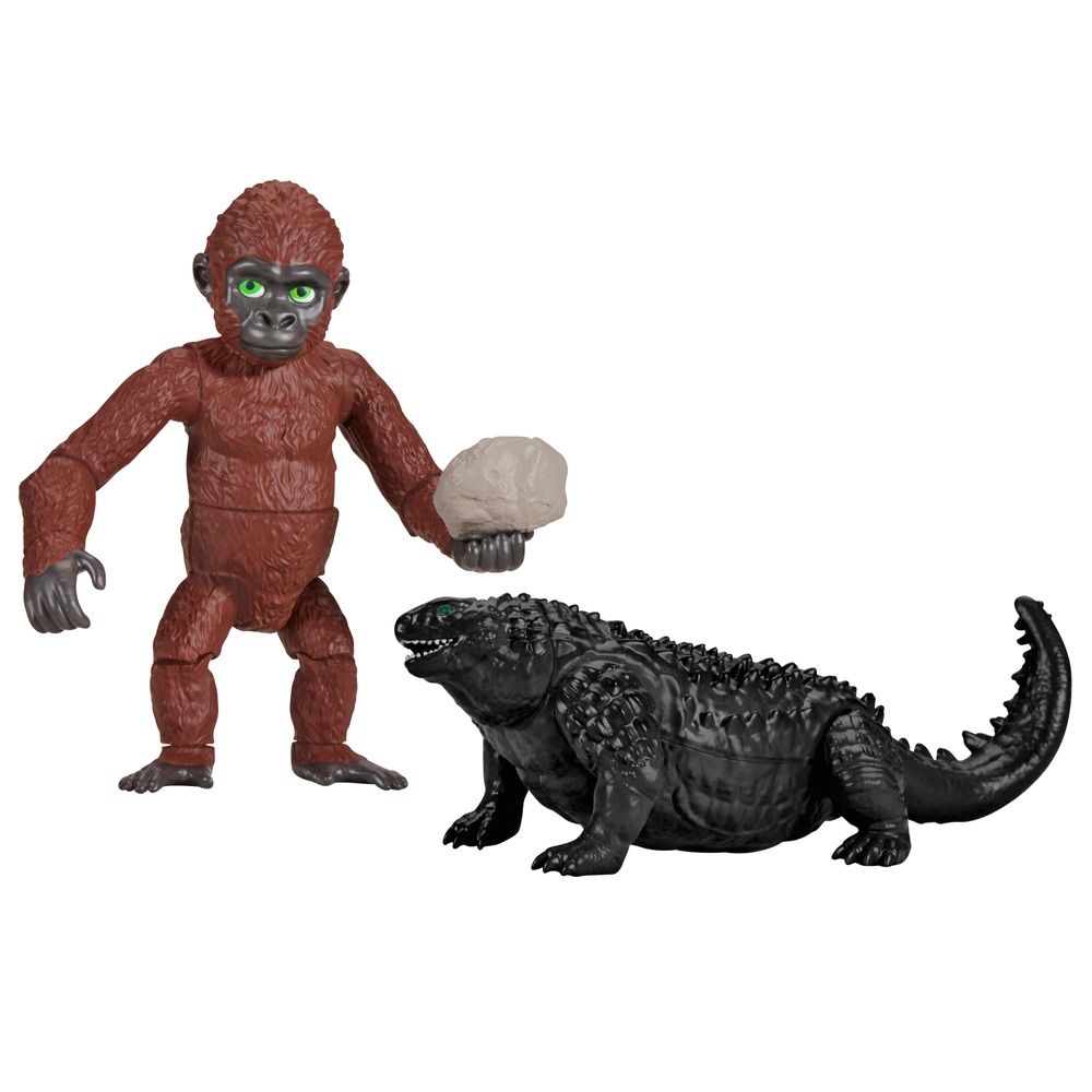 Monsterverse Godzilla x Kong: Das Neue Imperium 8cm Suki mit Titanus Doug Figuren