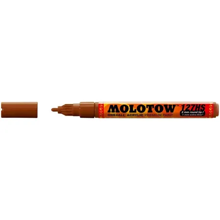 Molotow Permanentmarker ONE4ALL 127 HS, nachfüllbar, 2 mm, haselnussbraun