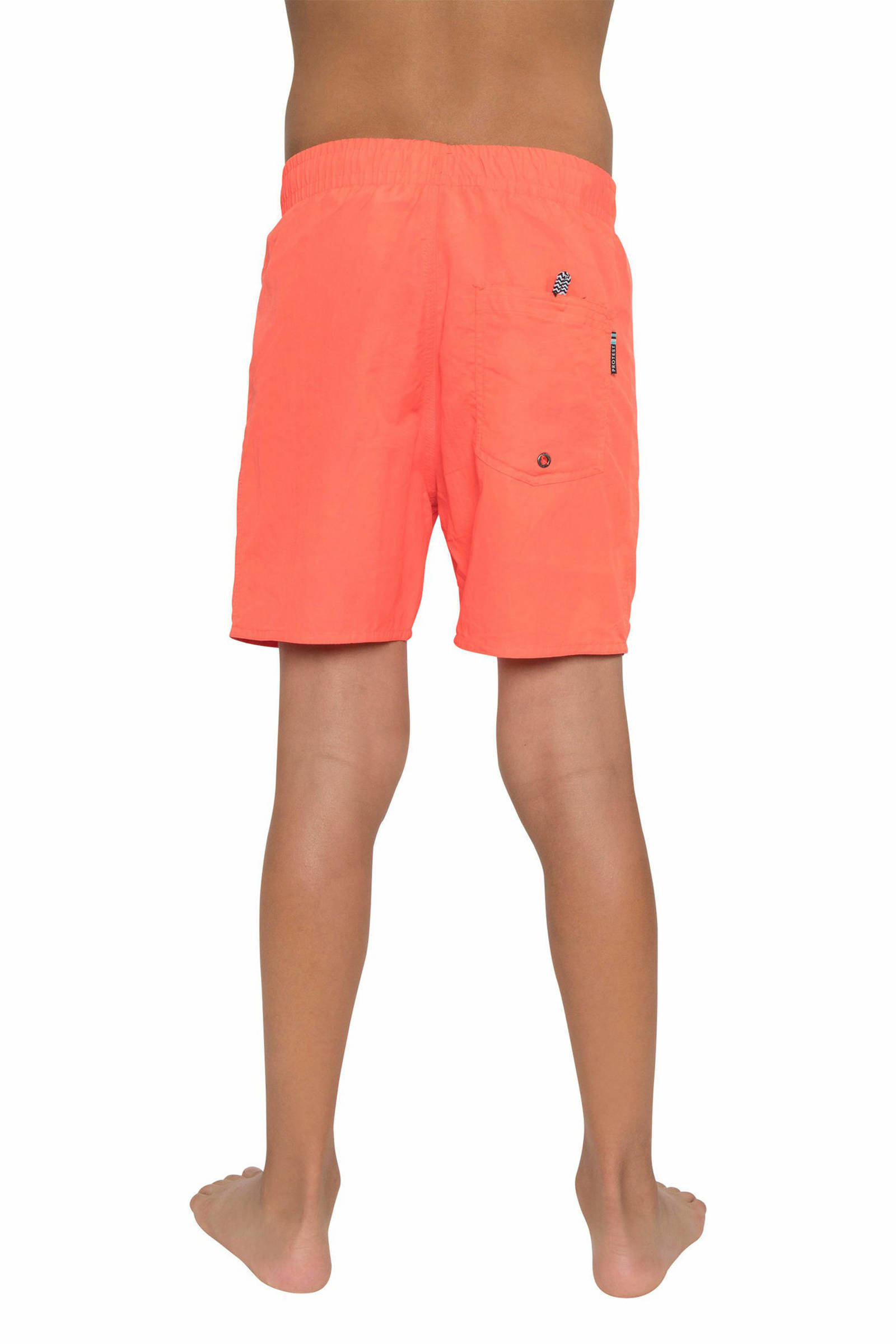 Protest zwemshort CULTURE JR neon roze