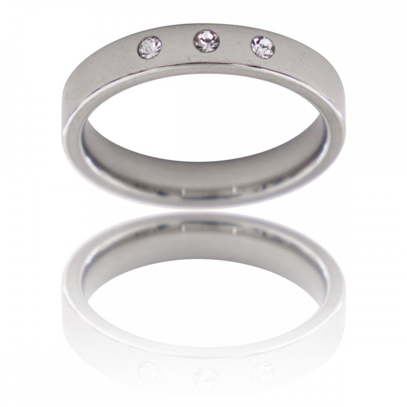 Bague Anneau Femme Acier ADICI