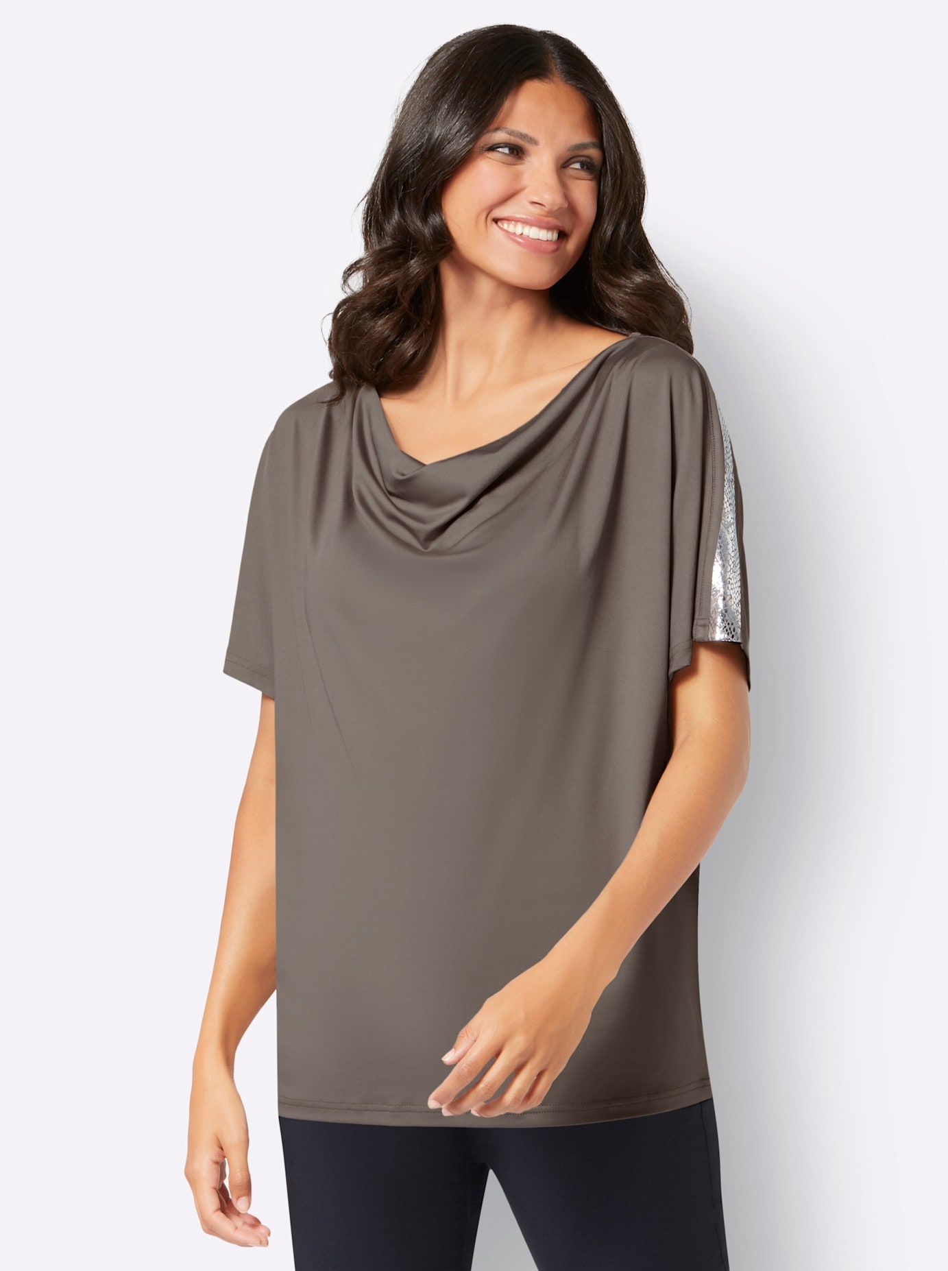 Classic Basics Wasserfallshirt »Wasserfallshirt«, 1 Stk.