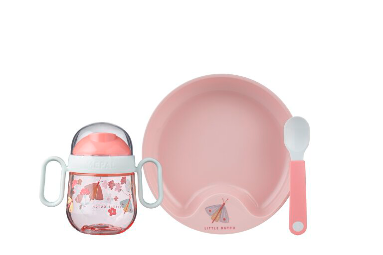 Mepal Mio Babygeschirrset 3 teilig flowers and butterflies