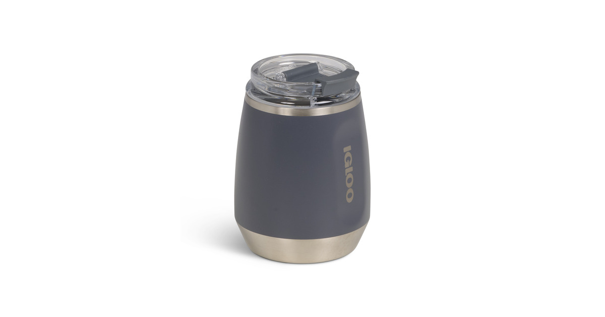 IglooWine Tumbler 10 oz, 0,3 liter drinkfles  (Carbon)