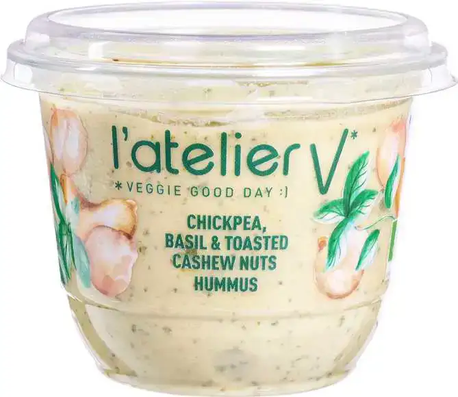 Hummus basilicum cashewnoten