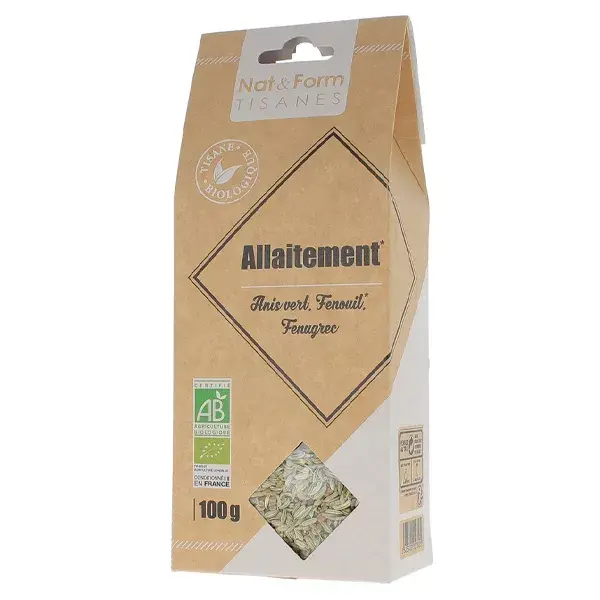 Nat & Form Tisane Allaitement Bio 100g