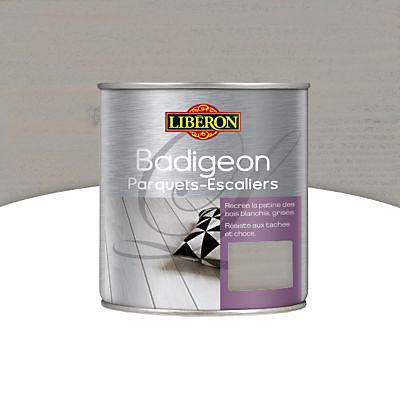 Badigeon parquet et escalier Libéron gris Scandinave satin 0,75L