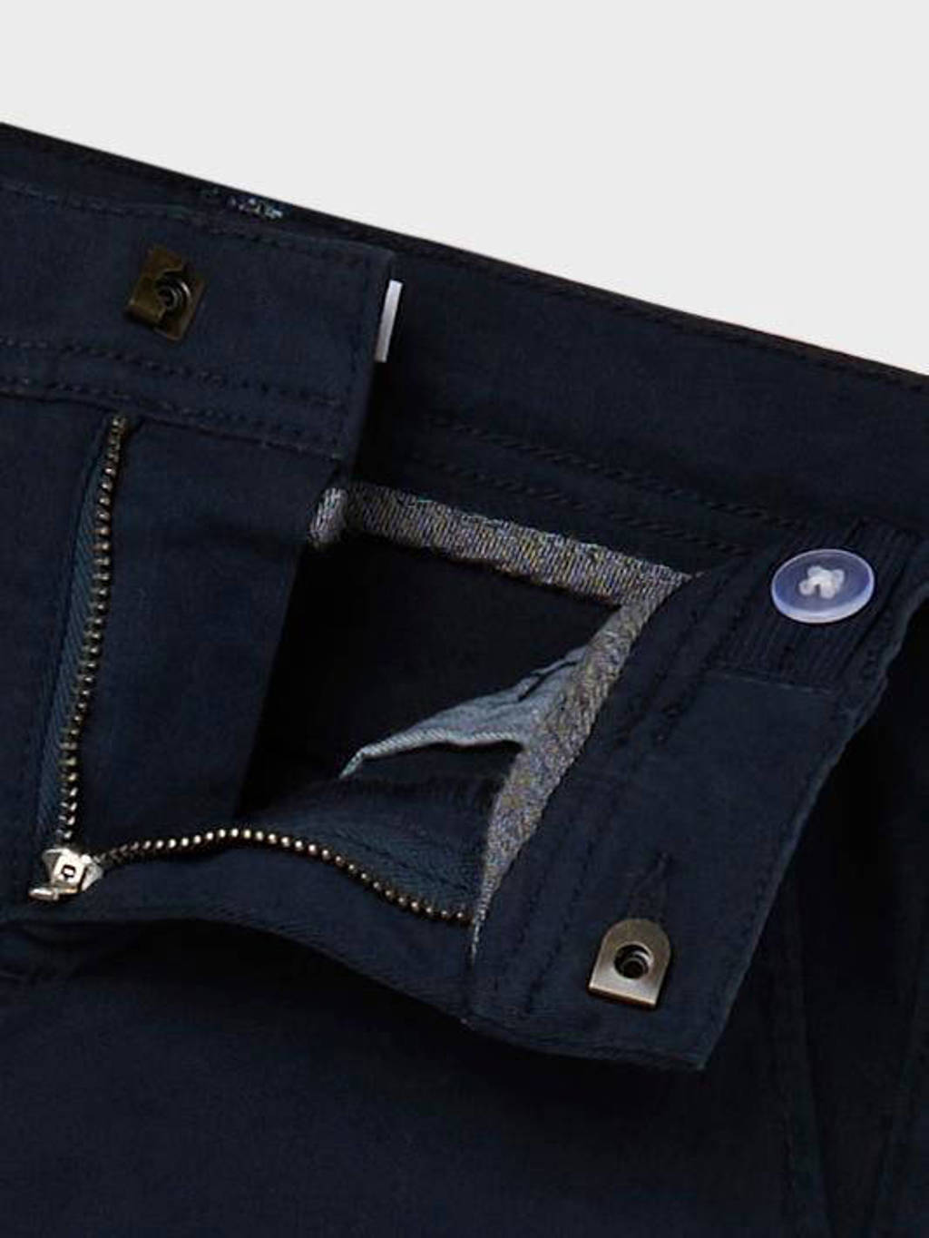 NAME IT slim fit broek NKMSILAS donkerblauw