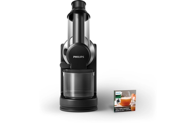 Philips Slow Juicer »Juicer Viva Collection HR1889/70 Schwarz/Silber« 150 W