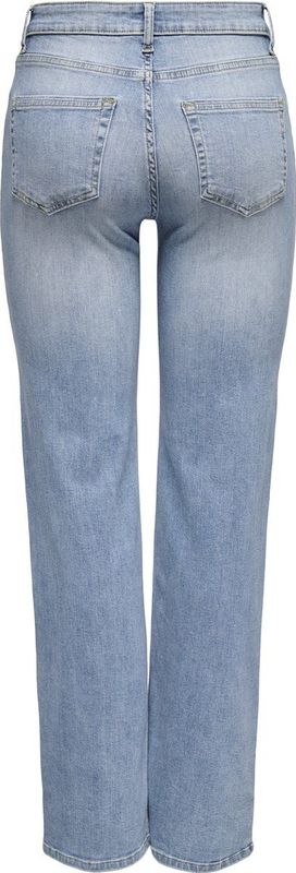 Only - Onlblush Mid Straight Jeans - Light Blue - Denim