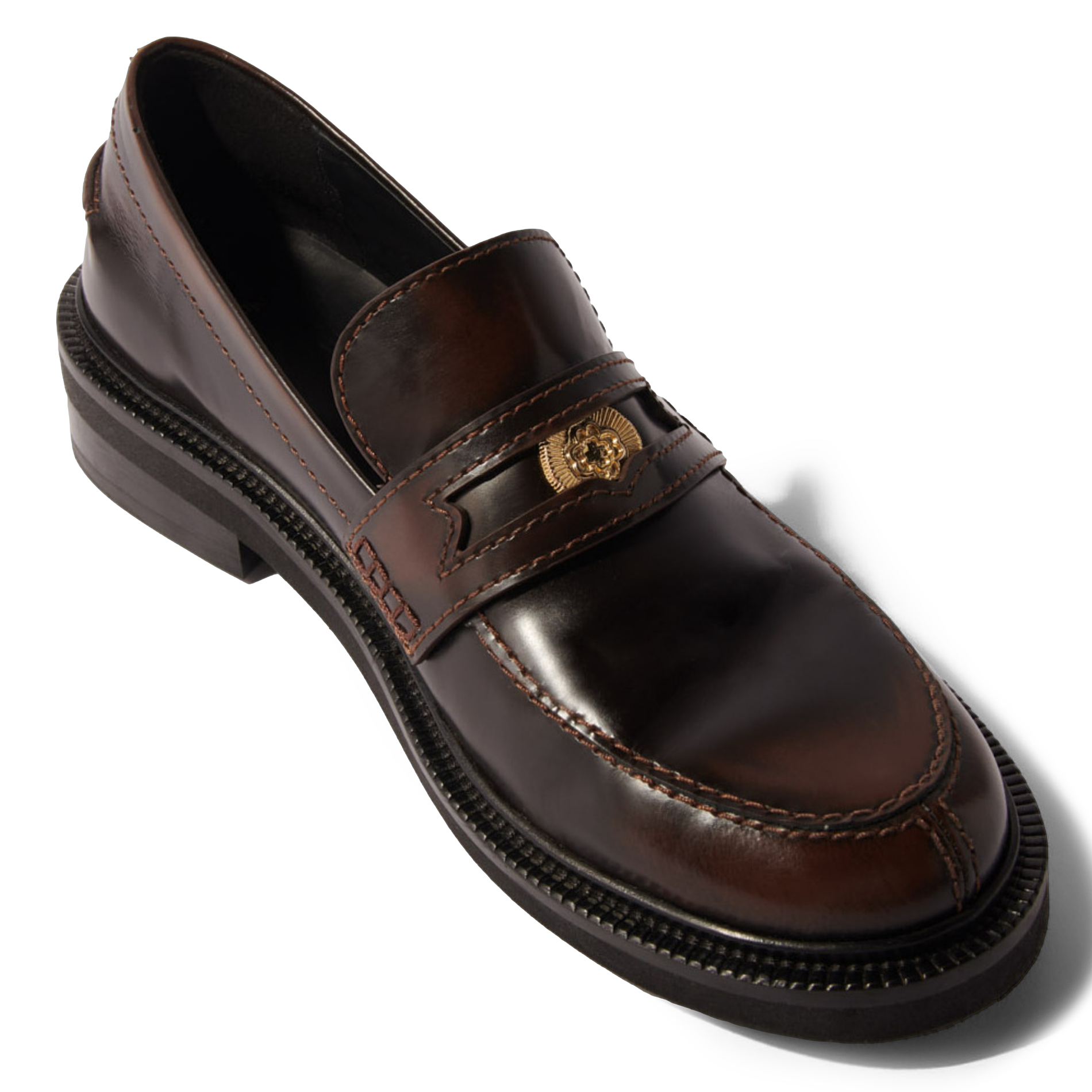 Mocassins en cuir | Marron