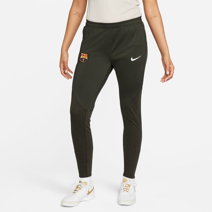FC Barcelone Bas de Survêtement Dri-FIT Strike - Vert/Blanc Femme
