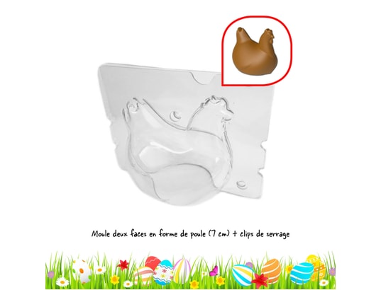FRIFRI - Moule 3D Lot de 5 moules spécial Pâques pour chocolatière