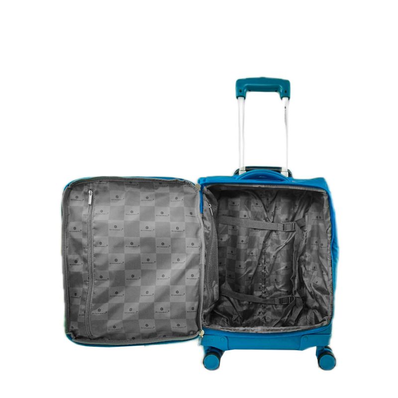 Valise cabine souple 28105A 55 cm Teal bleu