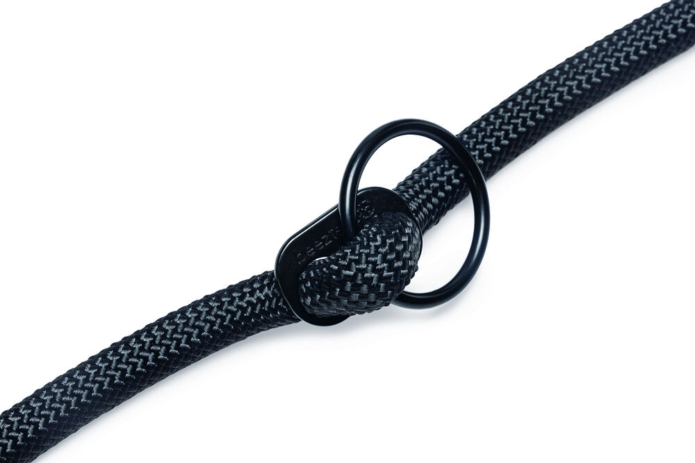 Beeztees Premium Parinca - Hondenriem - zwart - 1.2 cm - 280 cm
