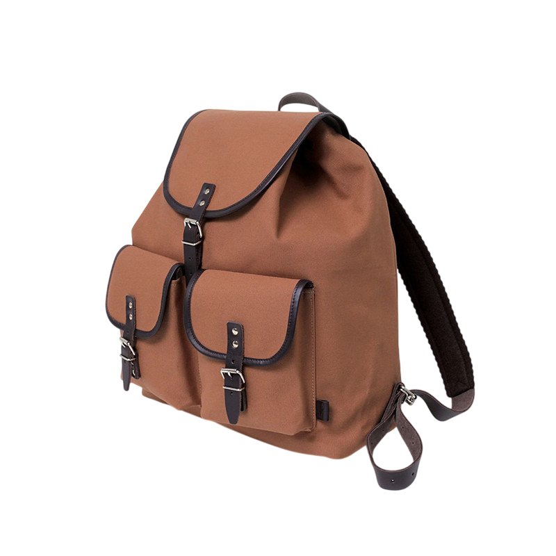 Rucksack Georgia Leder Braun Mahagoni