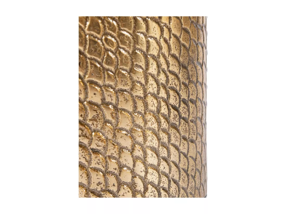 Bougeoir Croco chic en laiton Bazar Bizar