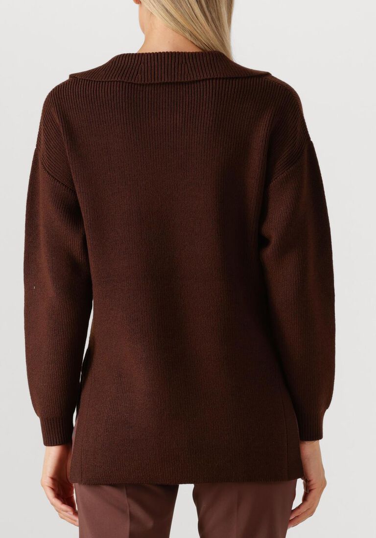 bruine elisabetta franchi trui knitted sweater