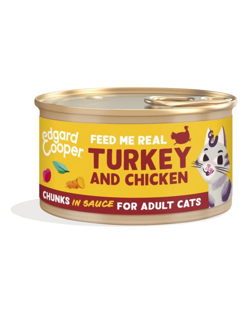 Edgard&Cooper Adult Chunks 85 g - Kattenvoer