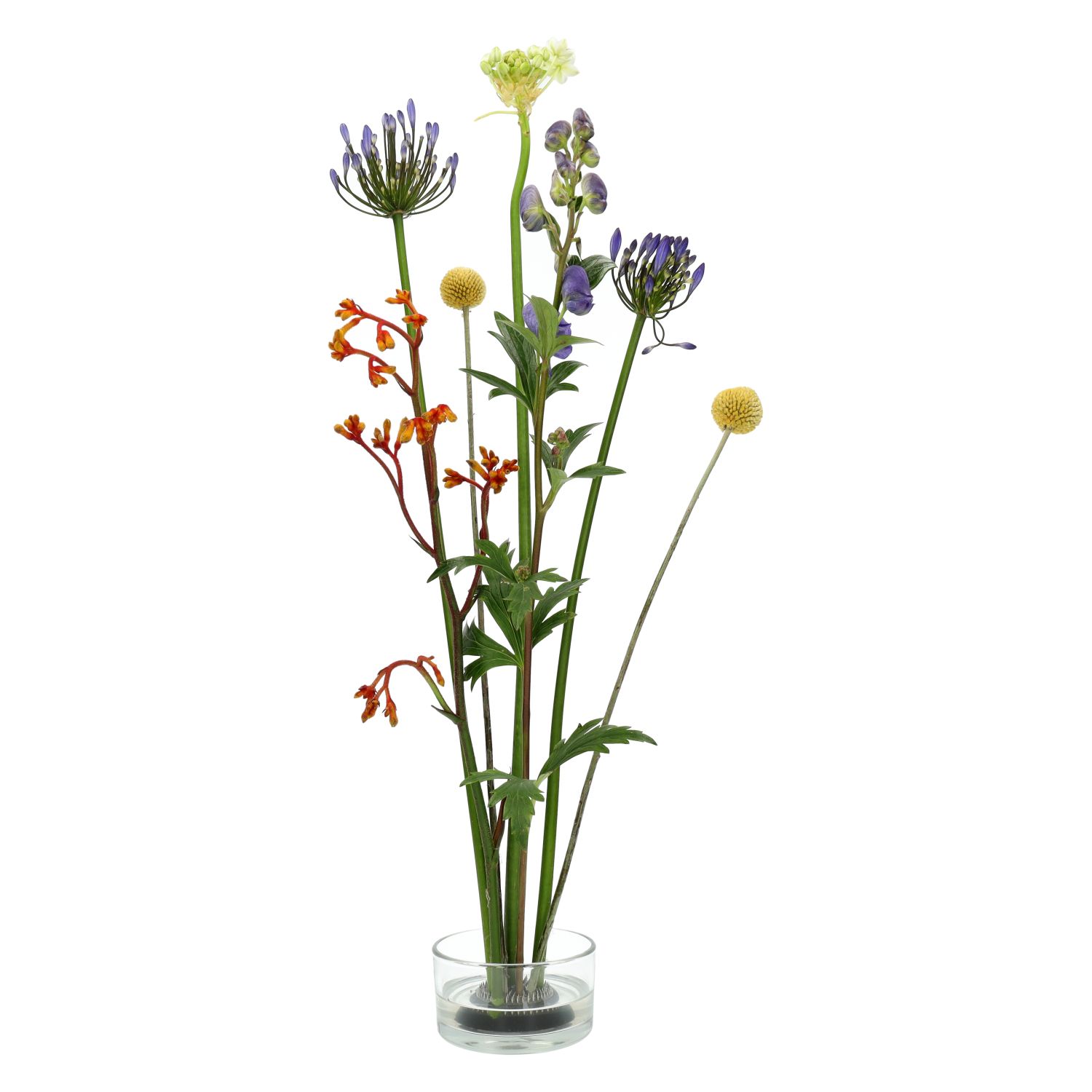 Schaal ikebana, glas, Ø11 cm
