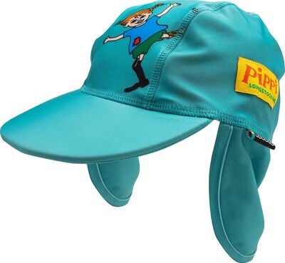 Swimpy Pippi Langstrømpe UV-Hatt, Petrol