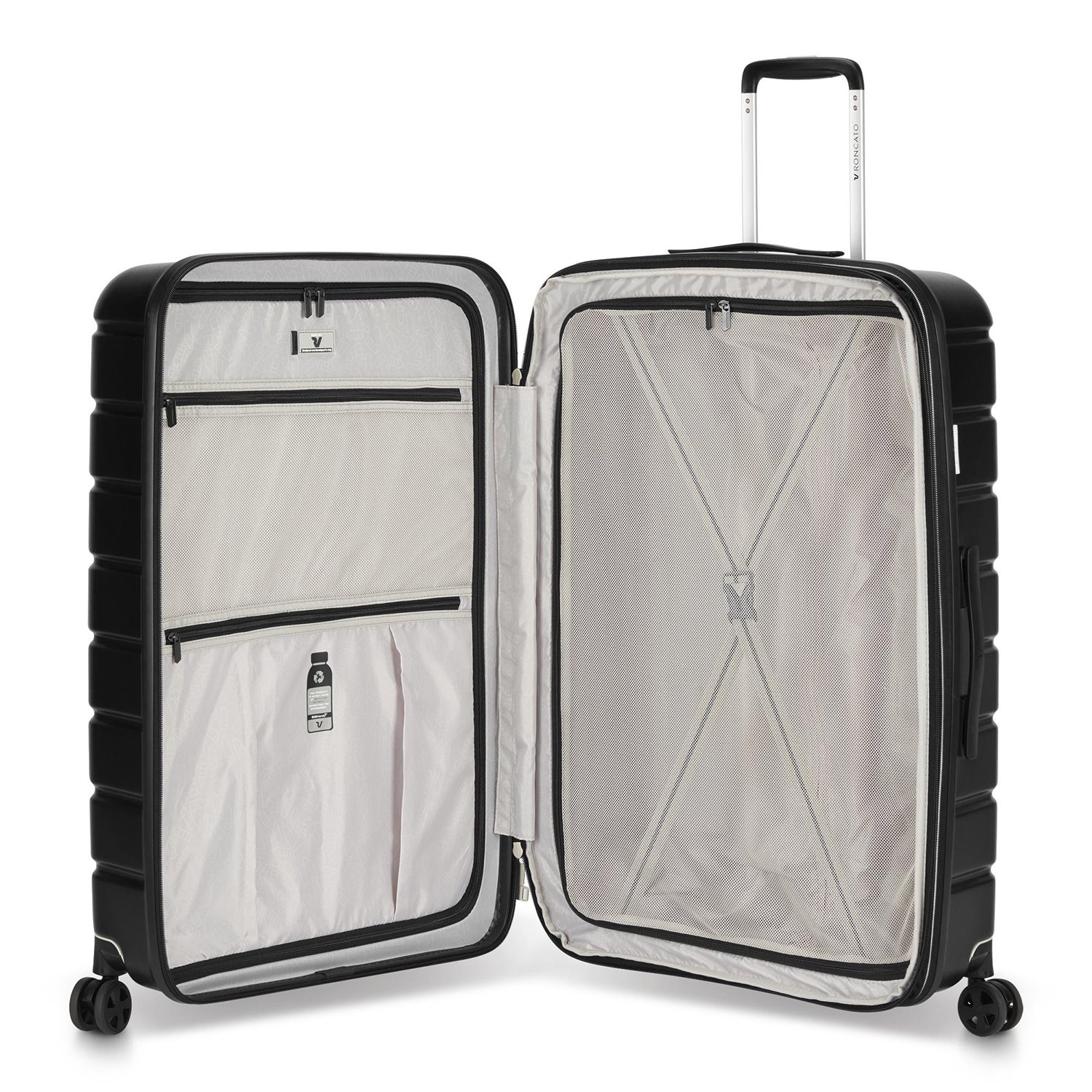 Roncato ReLIFE Expandable Trolley 78 Detachable Wheels nero