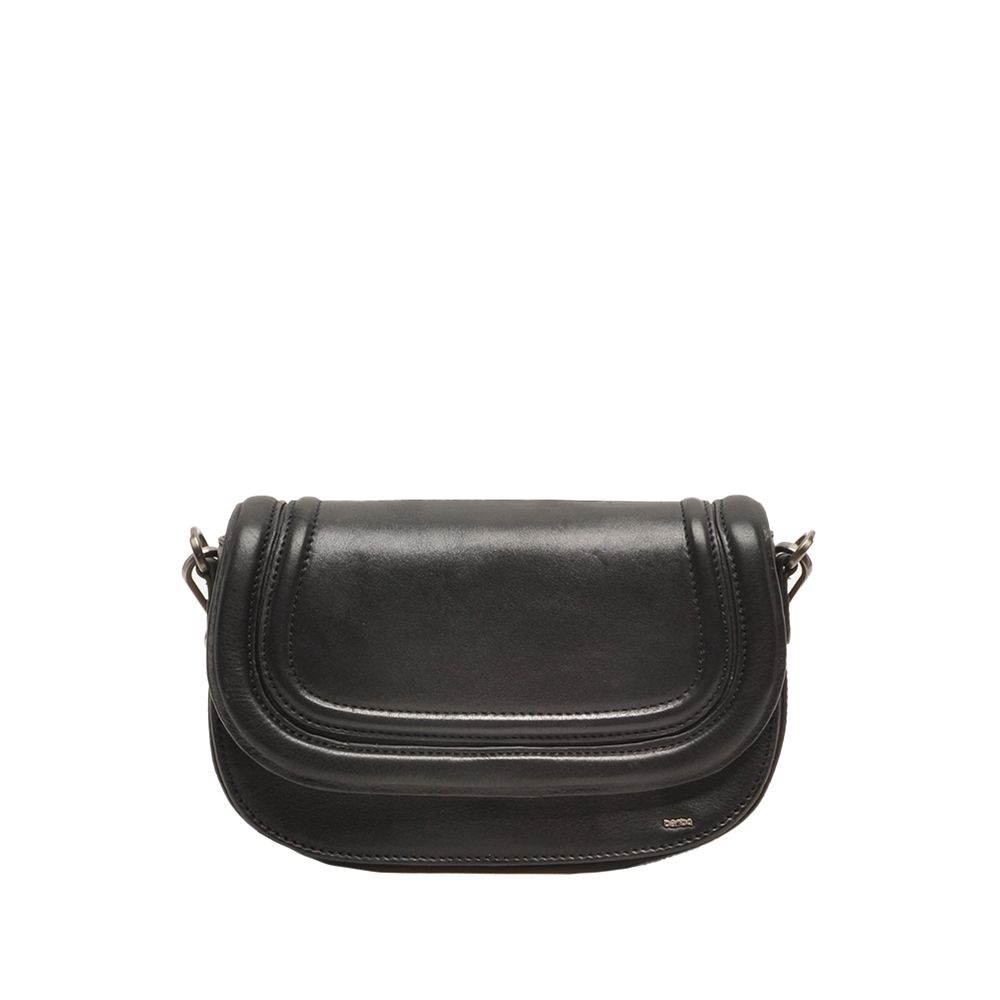 Berba Icons Crossbody Flap Bag Black