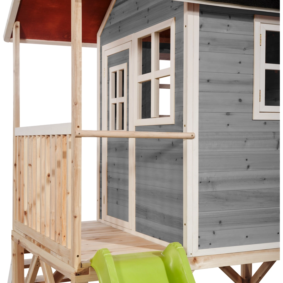 EXIT Loft 500 Holzspielhaus - grau