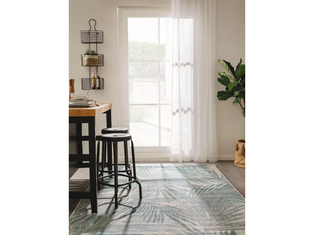 Tapis d'extérieur & intérieur Cleo Bleu 200x300 cm