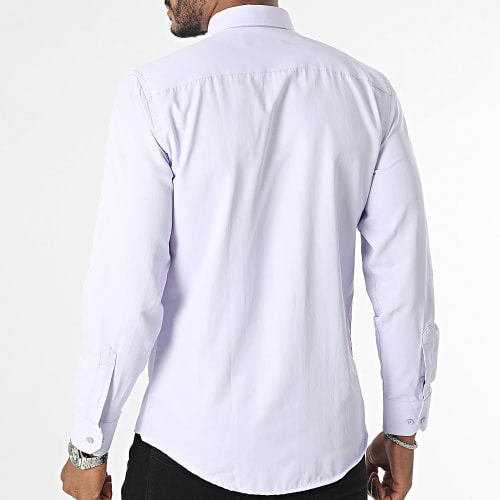 Chemise Manches Longues Lilas