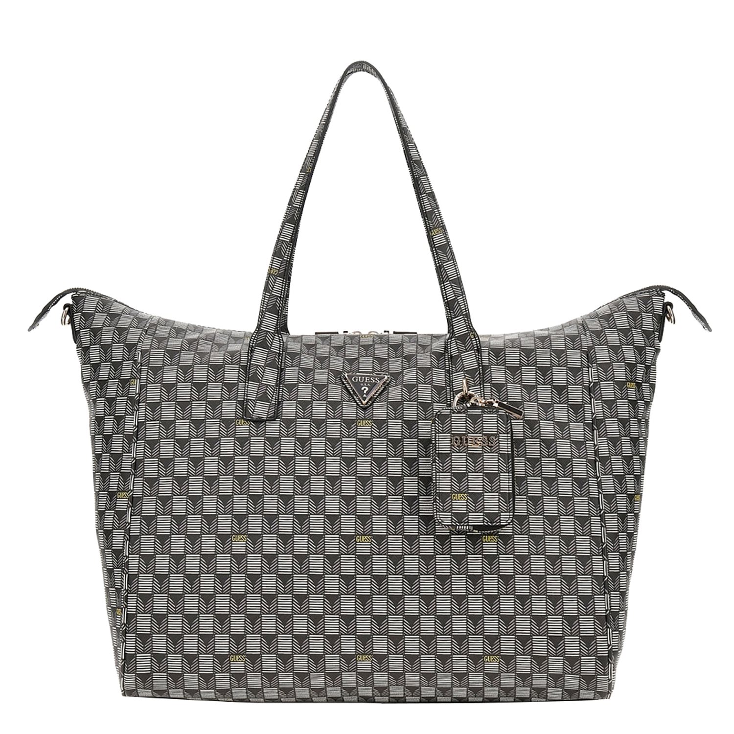 Guess G Wave Carryon Large Tote black logo
