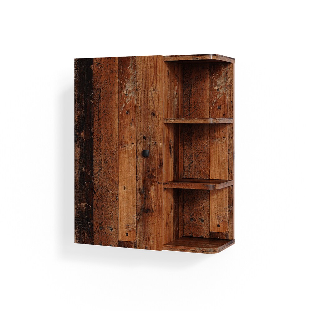 Vicco Hängeschrank Badschrank Badezimmerschrank Fynn Badmöbel mit Ablagen Regal