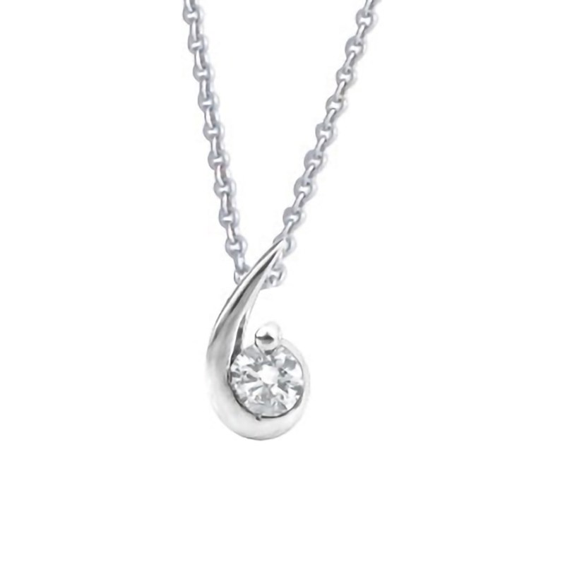 Collier Femme - Oxyde de zirconium - Or 18 Carats - Longueur : 42 cm