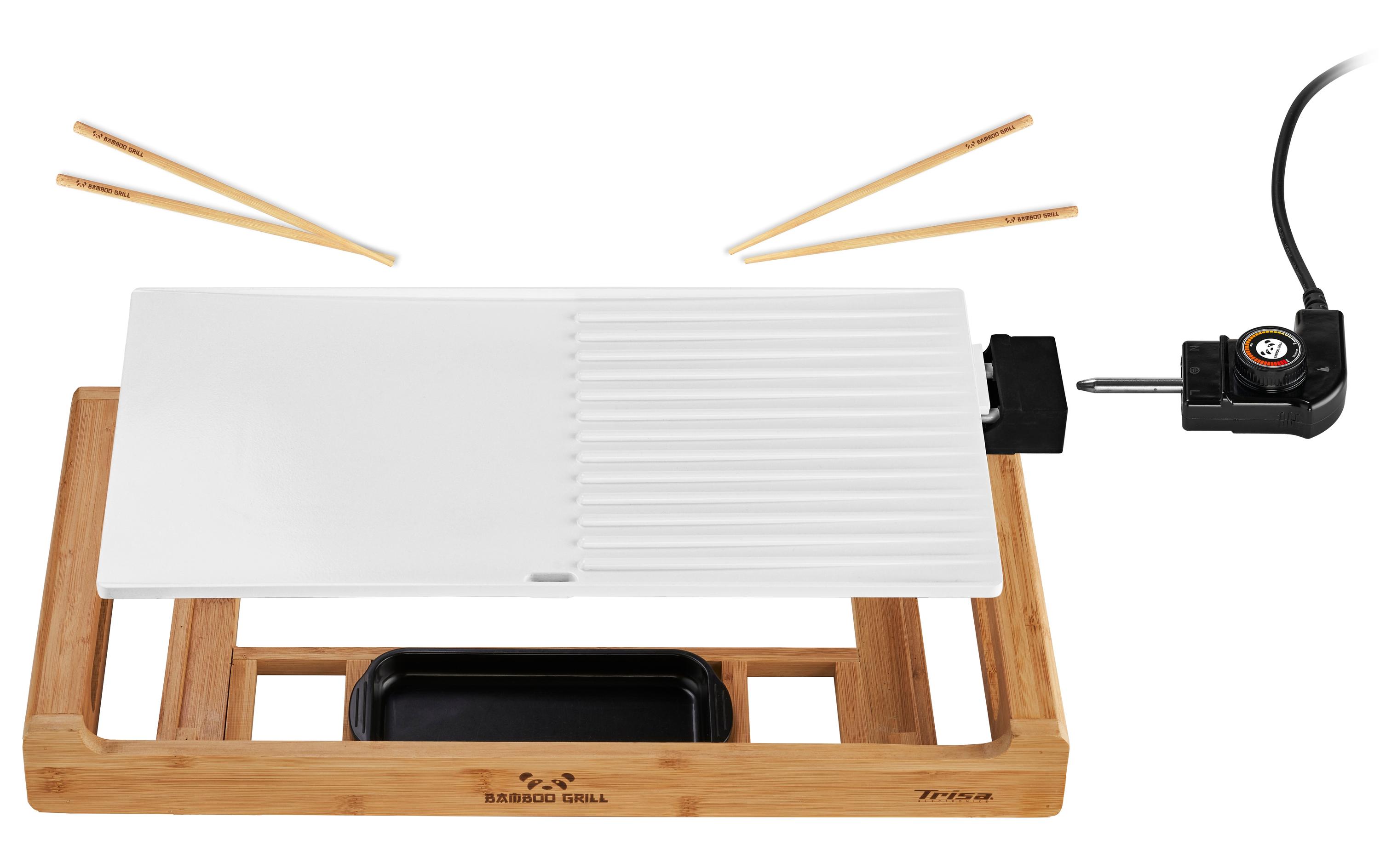 Tischgrill Bamboo Grill 1800 WLeistungsstarker Tischgrill für drinnen und draussen