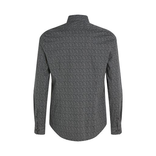 Calvin Klein Poplin Camo Printet Skjorte, Sort, 44