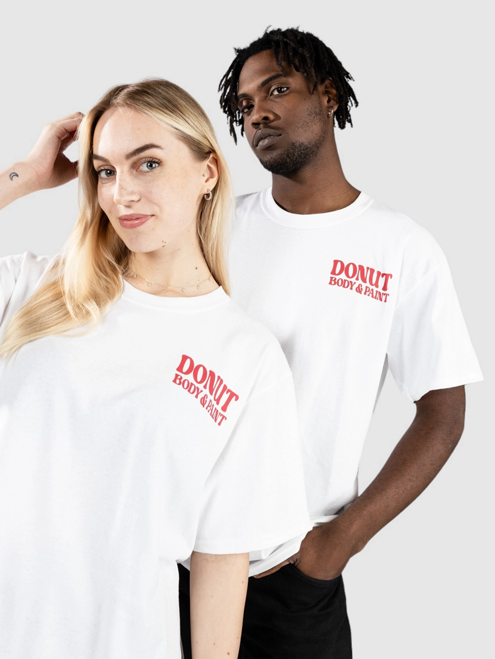 Donut Paint And Body T-Shirt white