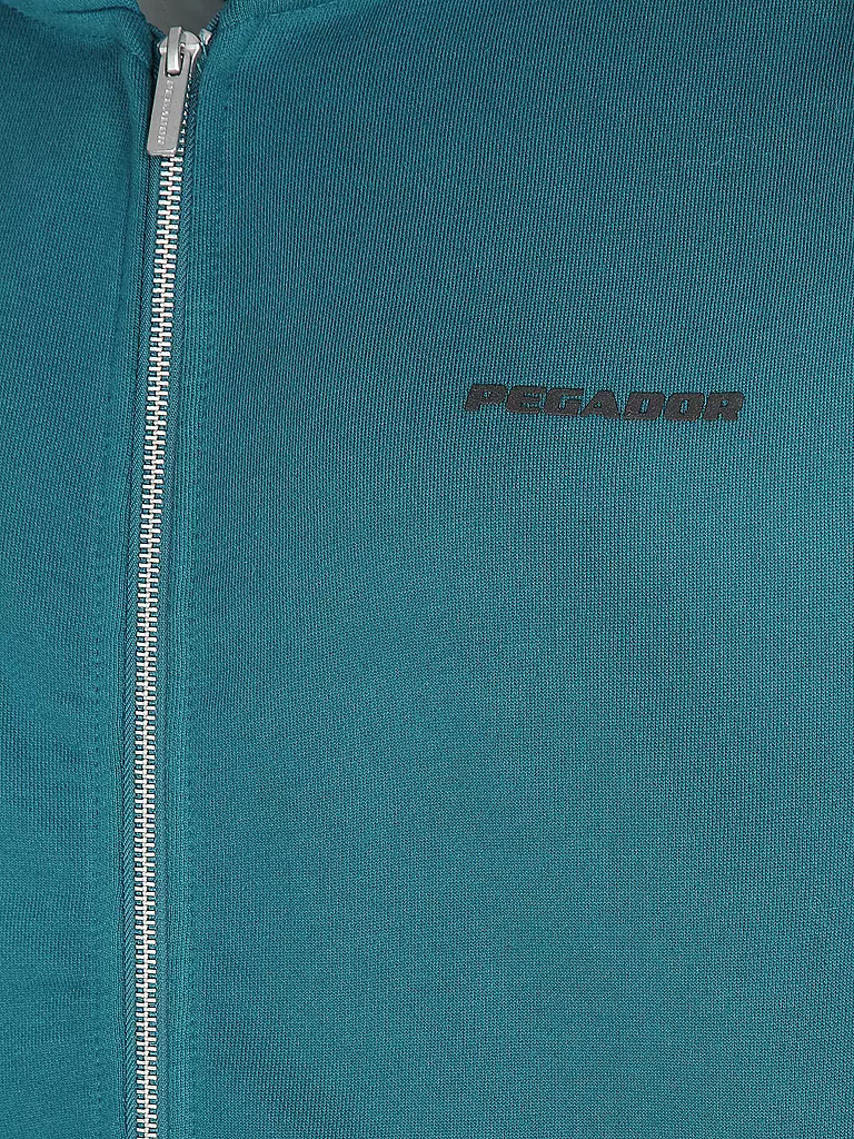 PEGADOR Sweatjacke CLARITA  petrol