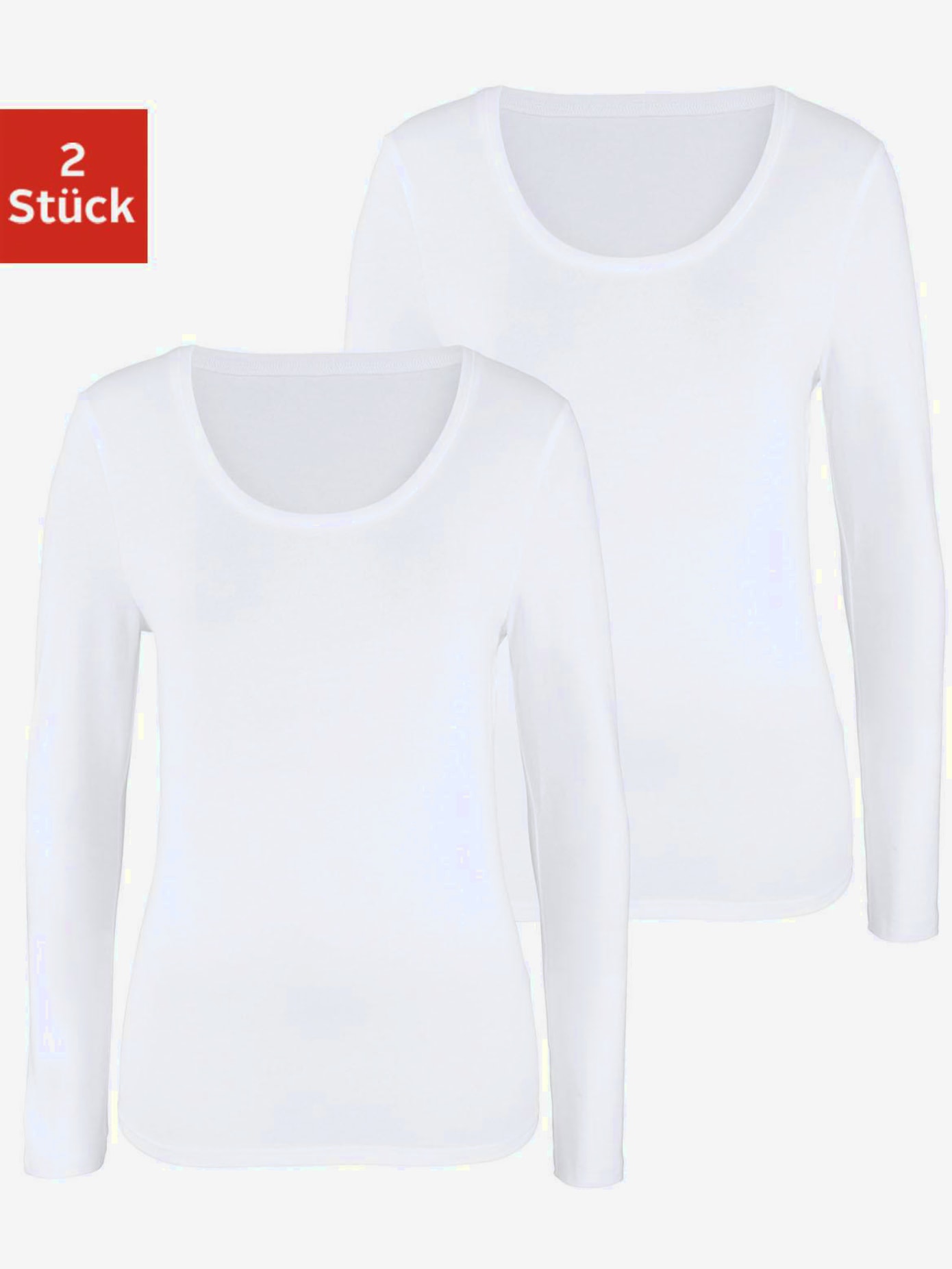 Lot de 2 t-shirts manches longues vivance