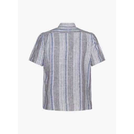 Signal Greger Slub Wide Stripe Skjorte, Espresso, 3XL