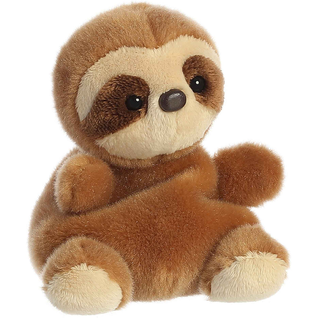 palm pals knuffelluiaard slomo - 13 cm