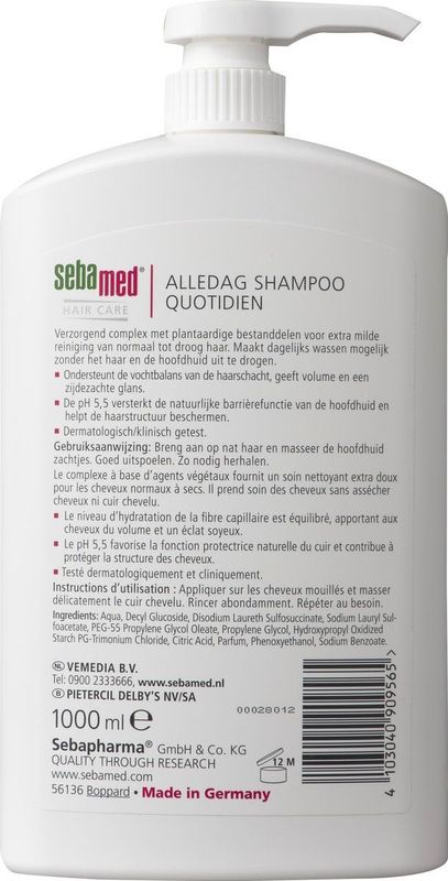 Sebamed - Alledag Shampoo - 200ml - Huidneutraal - Glycosiden