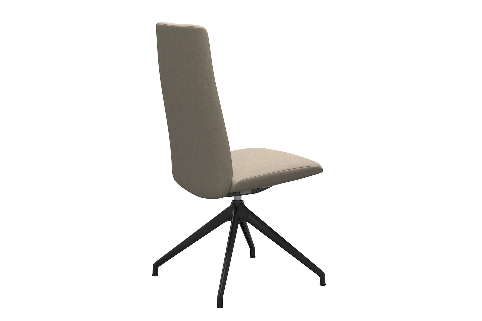 Chilli spisestol Tekstil Calido - Light Beige - Sort