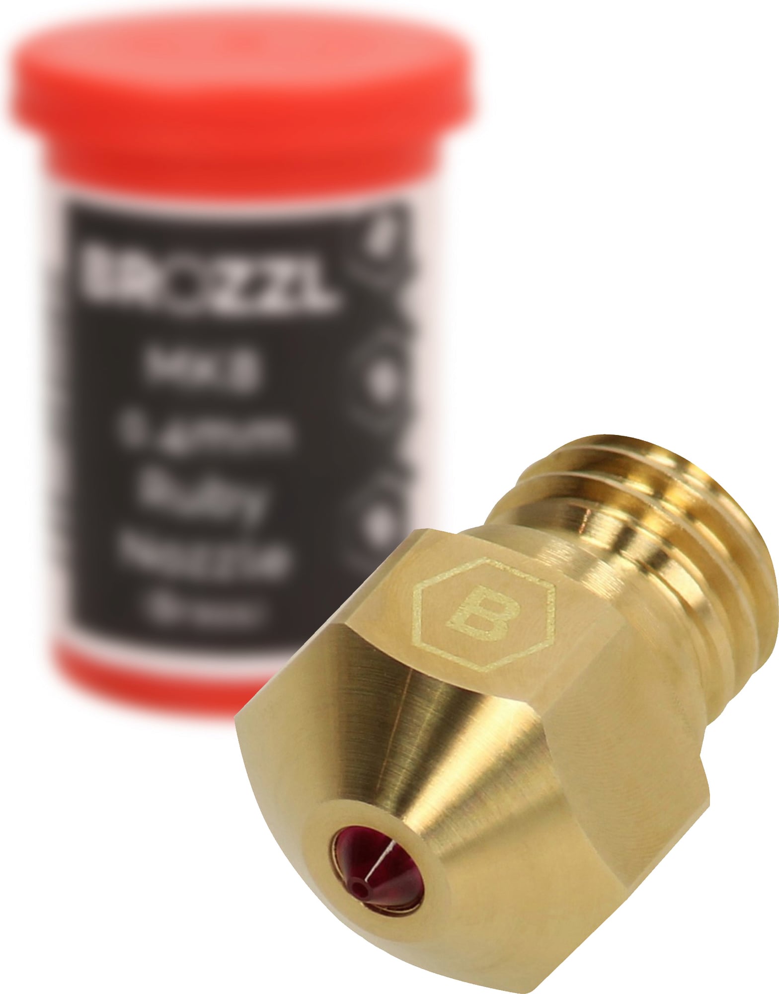 BROZZL  MK10 Düse Ruby, 0,6 mm    Die Rubin MK10 Düse in verschiedenen Durchmessern