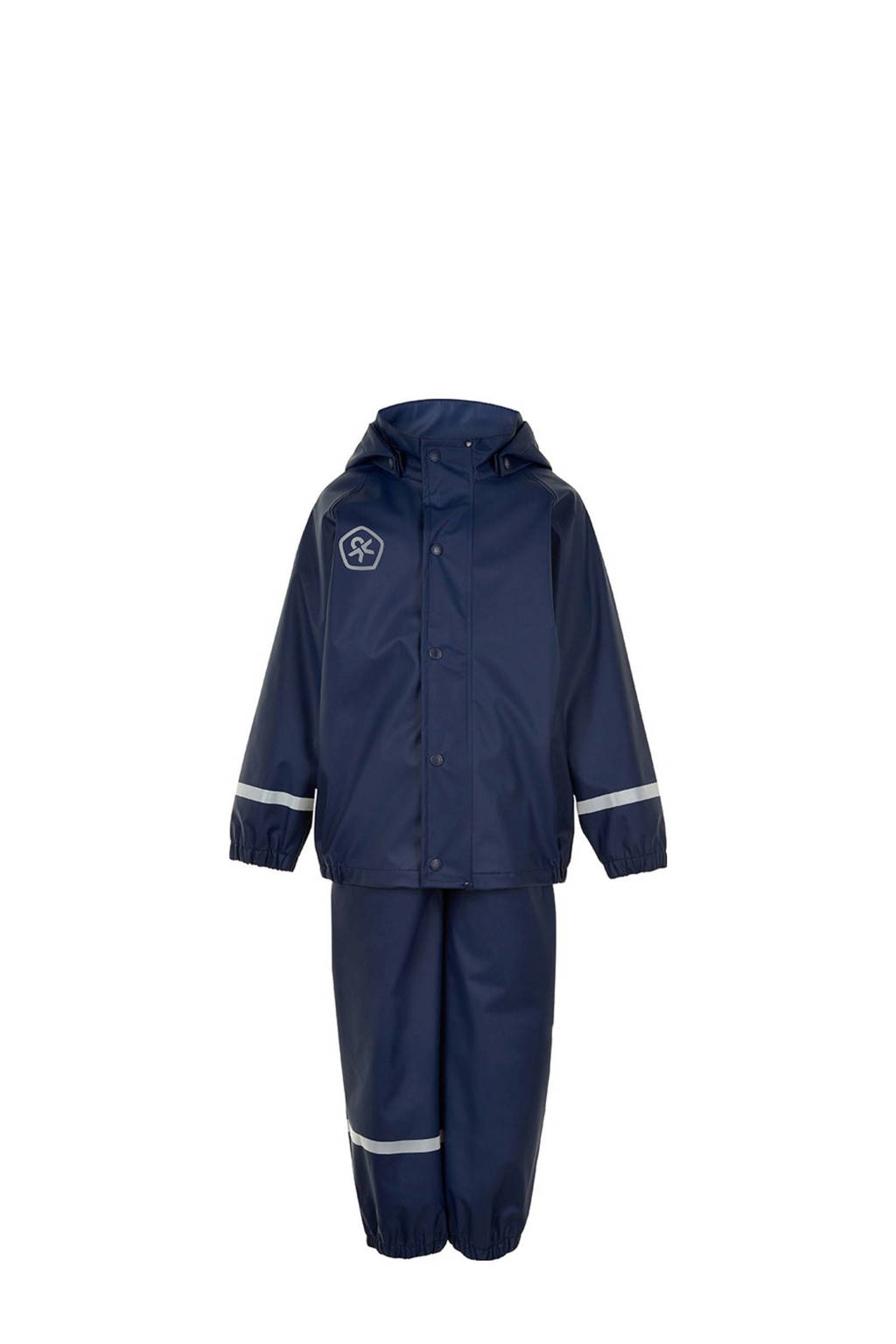 Color Kids regenpak Solid donkerblauw