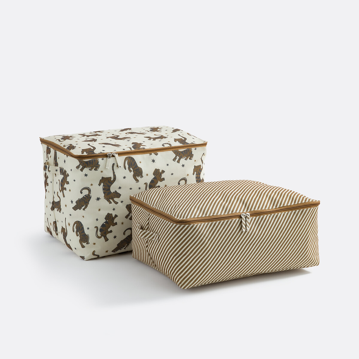 LA REDOUTE INTERIEURS<br>Conjunto de 2 bolsas de arrumação, Tigris