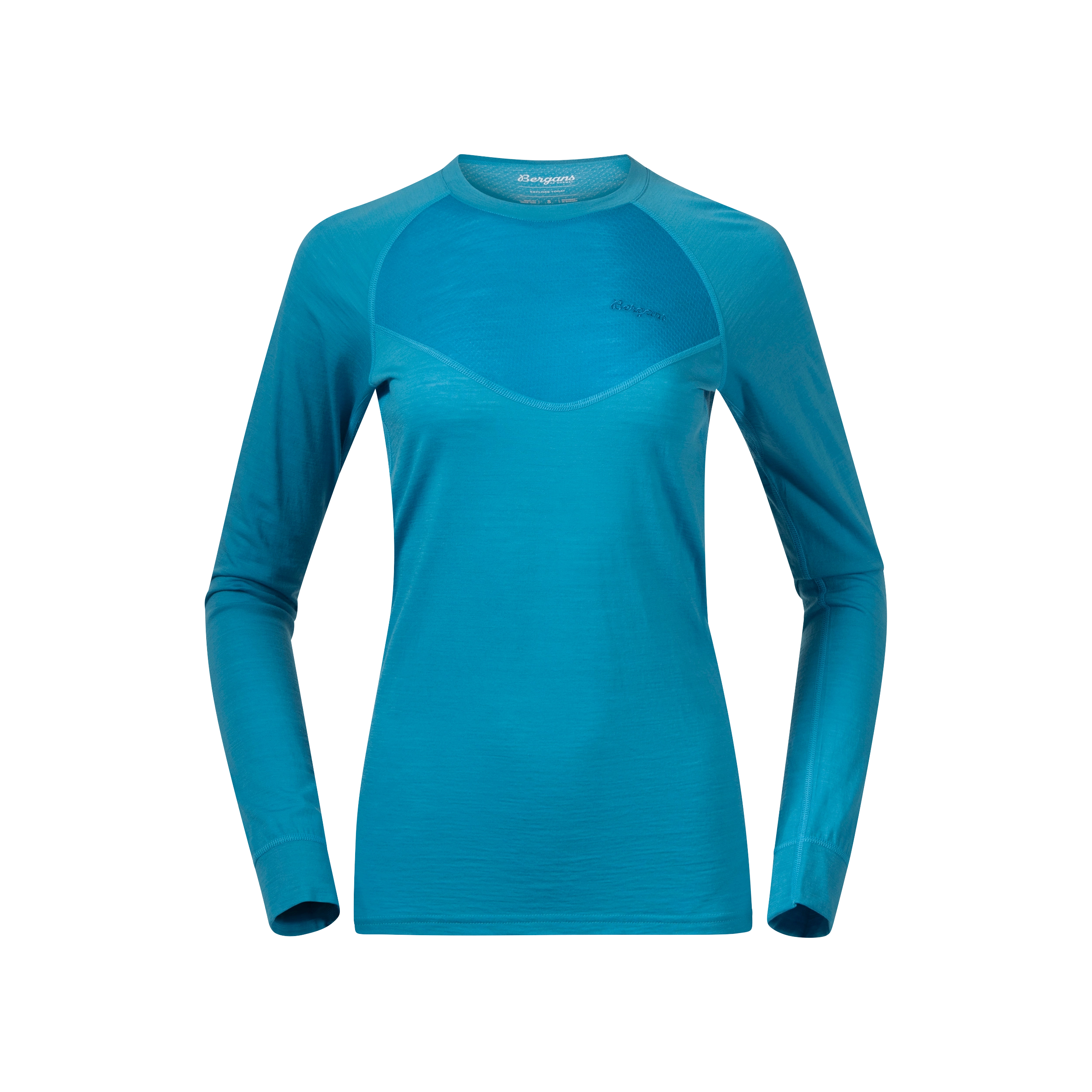 Inner:Light W Long Sleeve Aqua Lagoon