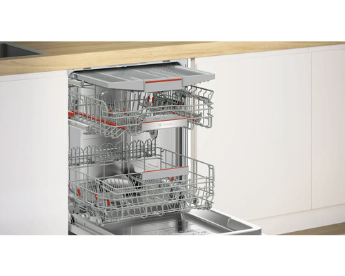 Bosch SMV6ZCX16E volledig geïntegreerde vaatwasser, 59,8 x 81,5 x 55 cm, voor 14 couverts, 9 l inhoud, 40 dB(A)